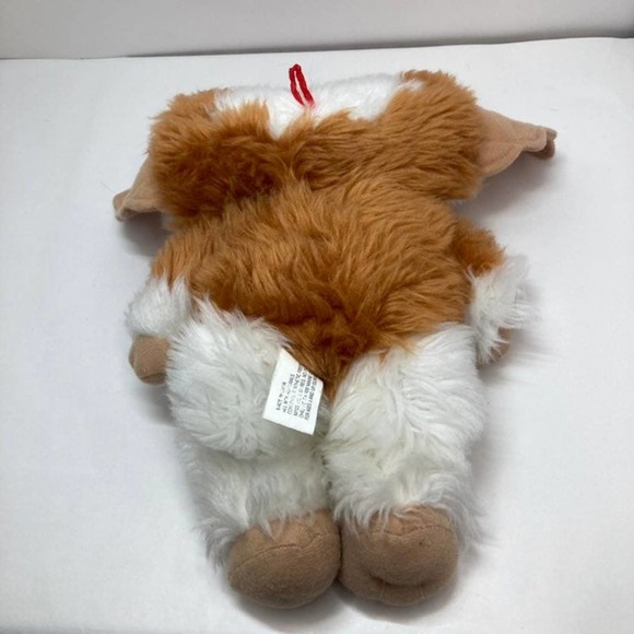 Gremlins Gizmo 8" Stuffed Plush Furry White Brown Toy Nanco 2001 Mogwai - Picture 9 of 10